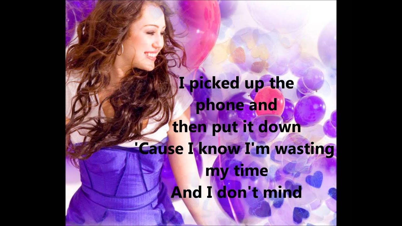 Miley Cyrus- Goodbye Lyrics - YouTube