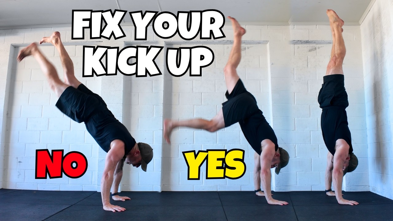 Fix Your Handstand Kick Up in 5 Minutes - YouTube
