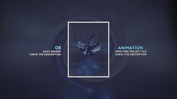 Daily Render 008| ANIMATION |Free Project Files | After Effects | ELEMENT3D | Nps3D