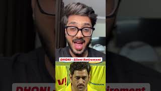 MS Dhoni ne Csk se officially silent retirement leli hai #ipl2026 #msdhoni #csk #retirement #dhoni