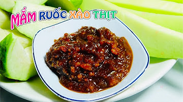 Cách làm mắm ruốc xào ăn cóc, ổi xoài mận ngon ngất ngây Huỳnh Kiệt Cà Mau