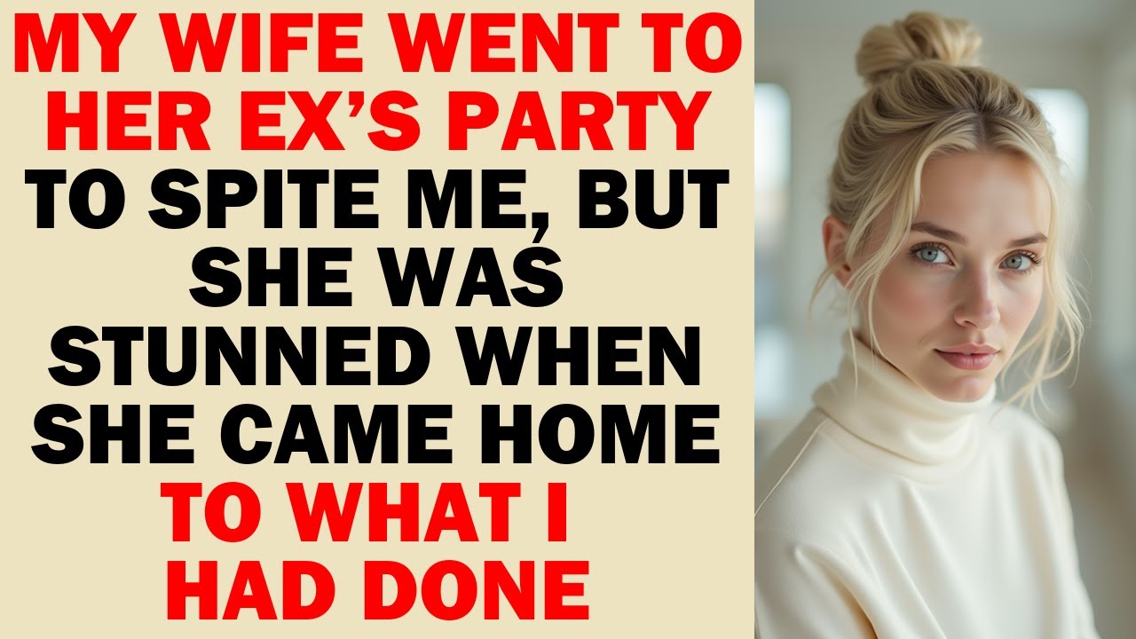 My wife stayed at her ex’s party out of spite—until she came home ...