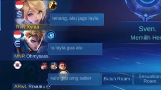 Ketika Gw Pick Layla Dan Langsung Ditroll Sama Tim🗿 | Top Global Layla - Mobile Legends