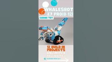 WhalesBot E7 Pro: The Coding Toy for Kids 8+ | Learn Coding the fun way