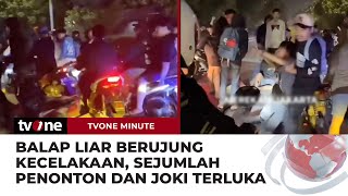 Balap Liar Berujung Petaka di Kembangan Jakbar, Tiga Orang Diamankan Polisi | tvOne Minute