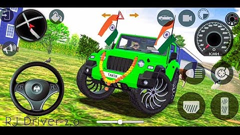 Modified Mahindra Thar Car Games: Indian Cars (Gadi Wala Game) - Car Game Android Gameplay 2025