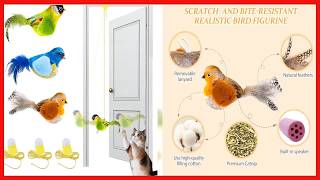 Shudyear 3 Pack Interactive Cat Toys with Realistic Chirping Bird Sound
