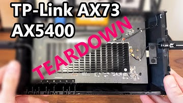 TP Link AX5400 AX73 WiFi 6 Router Teardown