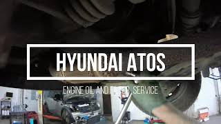 hyundai atos engine oil and oil filter change