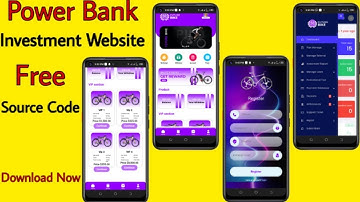 Power Bank Investment Website | Ponzi Website | Download Source Code