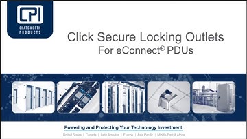 CPI eConnect® PDU Click Secure Locking Outlets