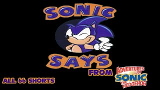 Sonic Says / Sonic Sez (ALL 66 Shorts)