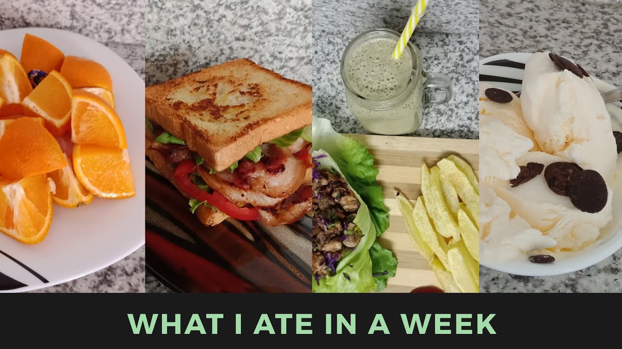 WHAT I ATE IN A WEEK || SANDY JOAN