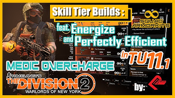 ∞ Squad ArmorKits the Medic Overcharge Build  | The Division 2 | TIPS by Random Plays