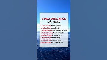 8 MẸO SỐNG KHỎE MỖI NGÀY | Ngọc Minh Ds Gia Đình #ngocminhduocsigiadinh #shorts #short #health