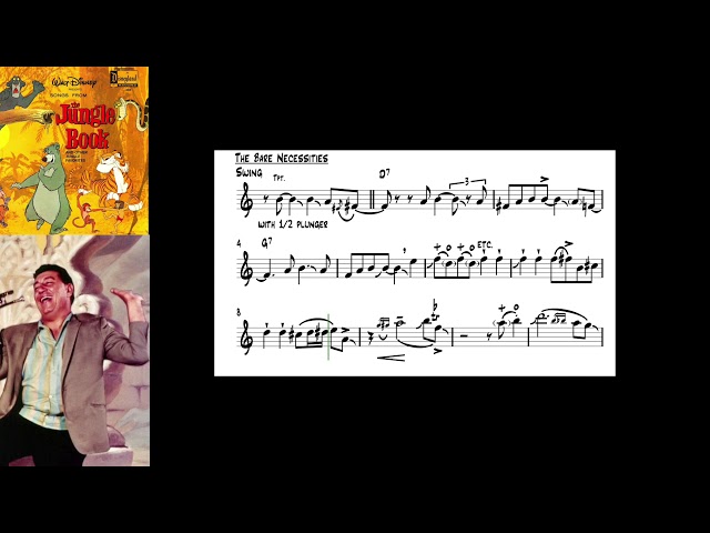 Trumpet Solo Transcription from The Bare Necessities by Louis