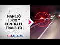 CAPTAN A CONDUCTOR EBRIO: Manejó contra el tránsito por más de 10 km en Ruta 78 - CHV Noticias