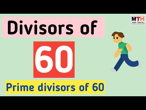 Divisors of 60 | Number of divisors of 60 | Prime divisors of 60