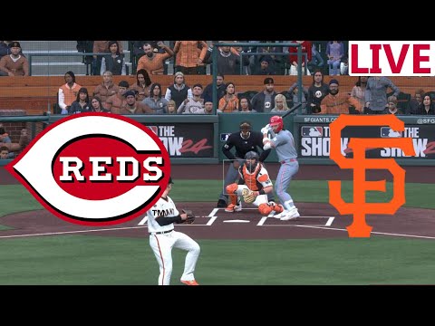 🔴LIVE🔴 Cincinnati Reds vs San Francisco Giants/ Baseball Spring Training/ /MLB THE SHOW 2024