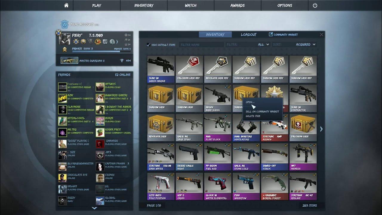 каэс гоу кейсы номера. дорогой инвентарь. оружие в инвентаре кс го. редкость скинов. название всех оружий в кс.