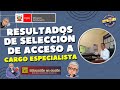 EXCLUSIVO!!! ANALISIS DE RESULTADOS DE ESPECIALISTAS EN EDUCACIÓN 2023!!