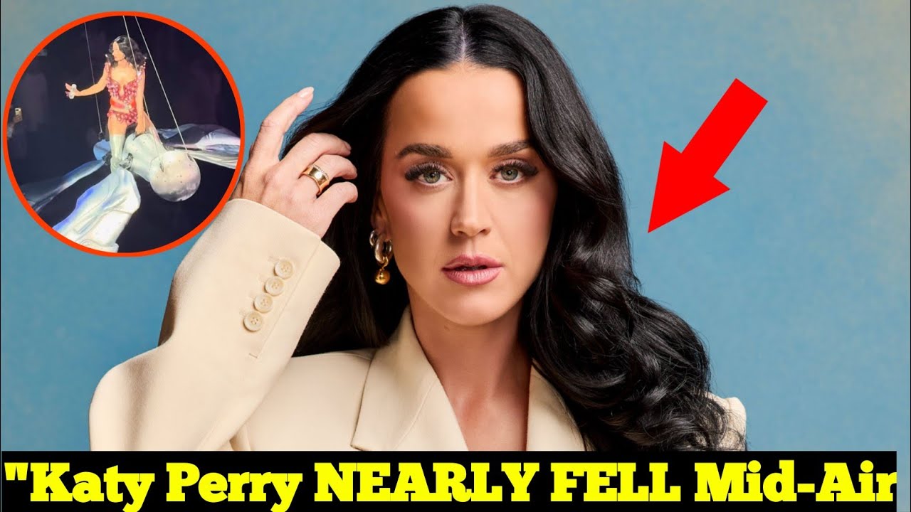 Katy Perry Nearly Falls from Flying Butterfly Prop Due to Malfunction