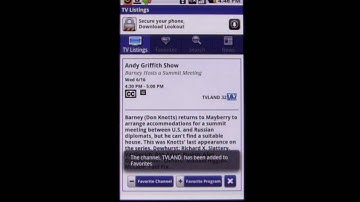 TV Guide Mobile Android App Review - AndroidApps.com