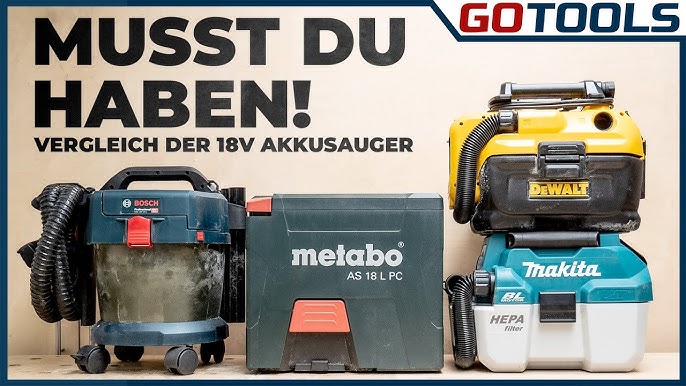 Bosch Professional Akku-Staubsauger GAS 12V, Handstaubsauger in L-BOXX mit  2 x 3,0 Ah Akku