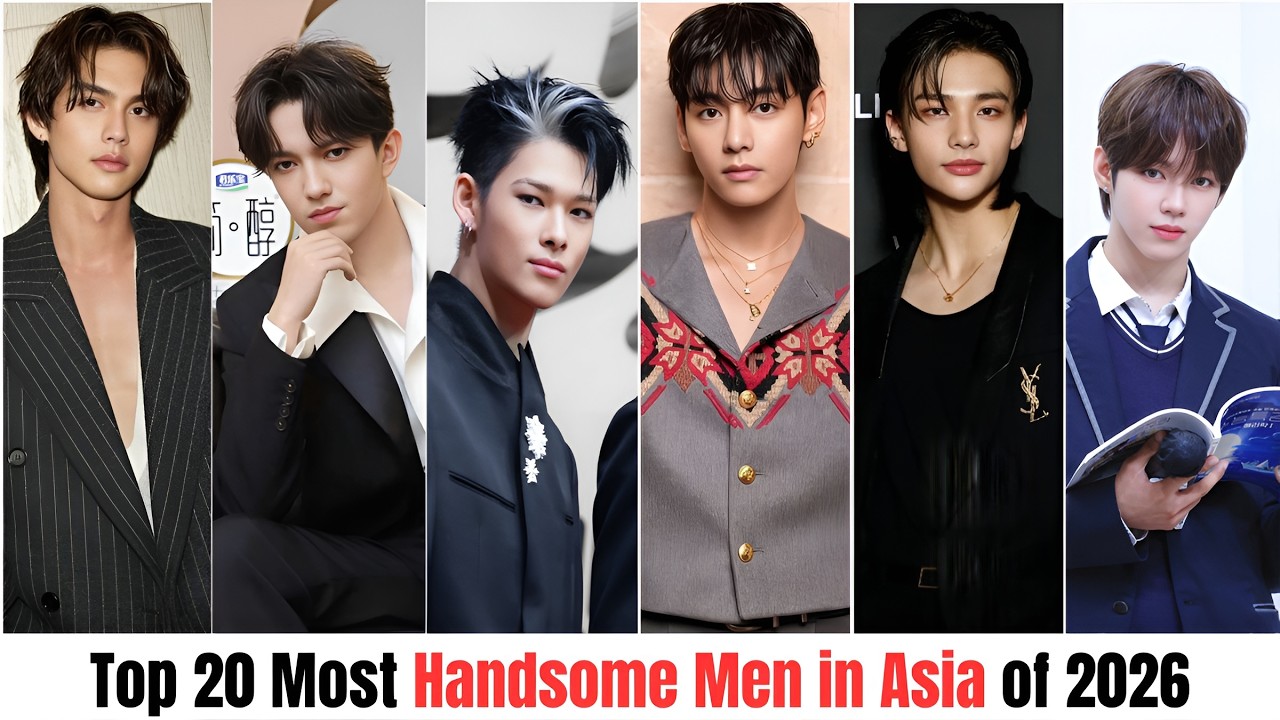 Top 20 Most Handsome Men in Asia of 2026 | Top Celebrity Facts