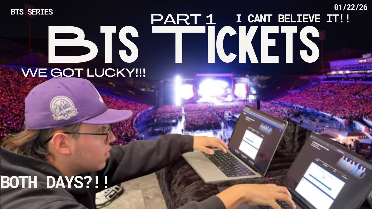 Trying to get BTS tickets ( WE GOT BOTH DAYS) in El Paso!!! | Vermo