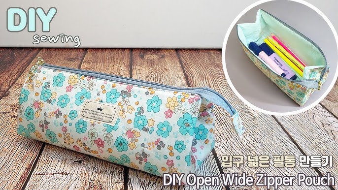 DIY Stand-Up Pencil Case  Step-by-Step Tutorial👍 Crafting Your Own Fabric Pencil  Case [sewingtimes] 