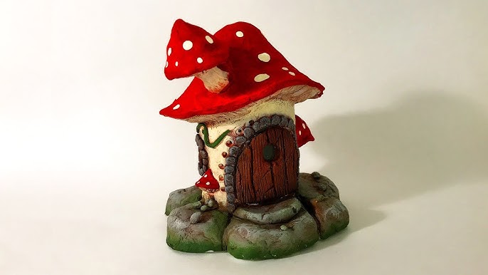 How to Recycle Oui Yogurt Jars — Create a Mushroom Fairy House