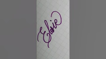Calligraphy #handwriting #lettering #writing #signature #art #shortvideo ☆Elsie☆