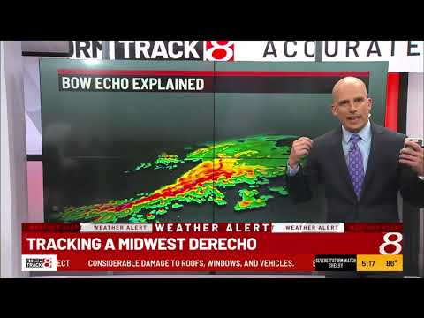 Tracking a Midwest derecho