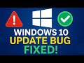 How to Windows 10 August 2025 Update Fix🔧|Performance Issues & Slow PC Solutions | update error fix
