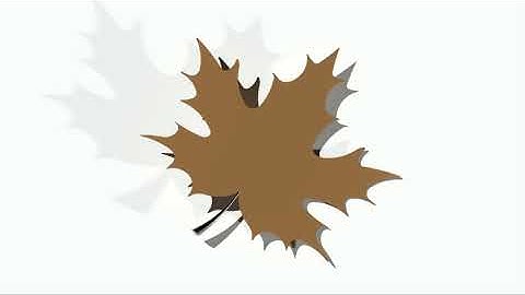 How To Draw Maple Leaf 3D Modeling in AutoCAD - QasimCAD