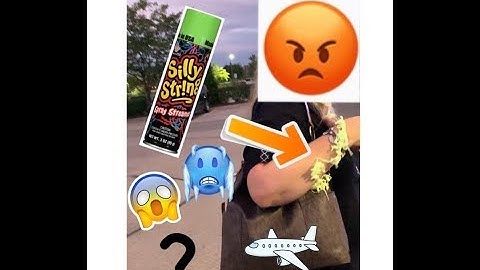 Spraying Random People With Silly String!! They Got Mad!