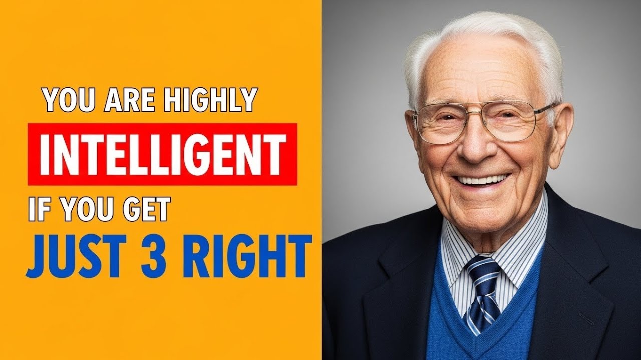 YOU ARE HIGHLY INTELLIGENT IF YOU GET JUST 3 RIGHT - TAKE THIS QUIZ NOW!