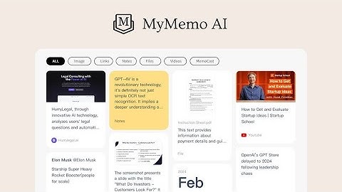 MyMemo Lifetime Deal - Build Your Second Brain With AI