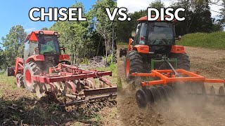 food plot soil prep-chisel disc vs. disc harrow-game changer?