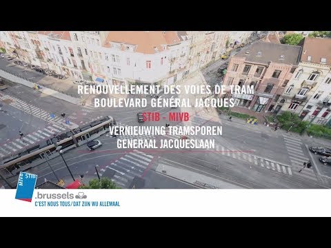 Timelapse travaux - werk G. Jacques (Ixelles - Elsene)