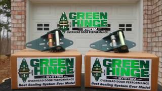 Overhead Door Spring loaded Hinge Installation