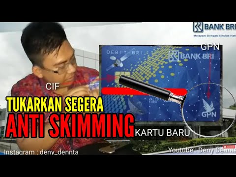 Tukarkan Segera Debit Kartu ATM BANK BRI Berlogo GPN !! Anti Skimming ⁉️✅ Deny Dennta