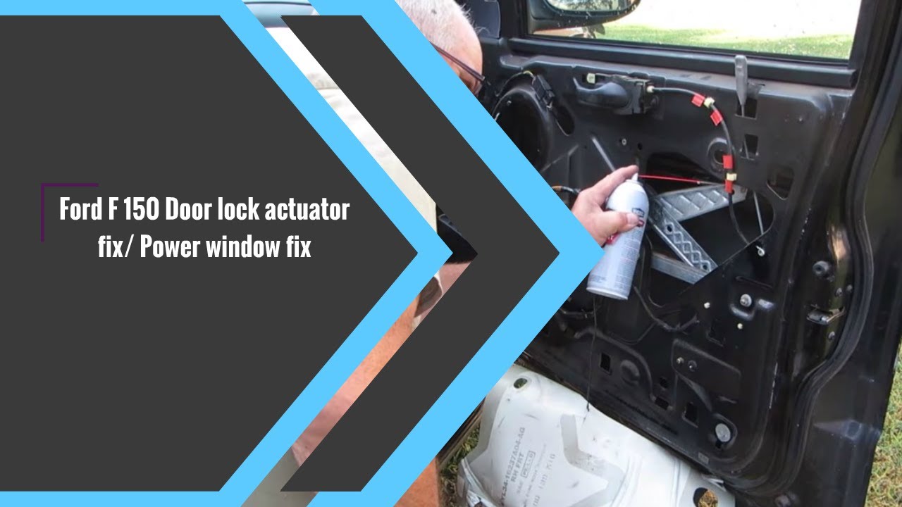 Ford F 150 Door lock actuator fix/ Power window fix - YouTube