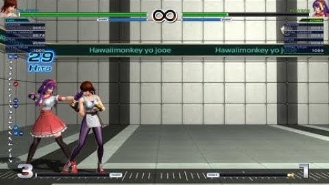 Kof14 yuri 2bar midscreen optimal damage?