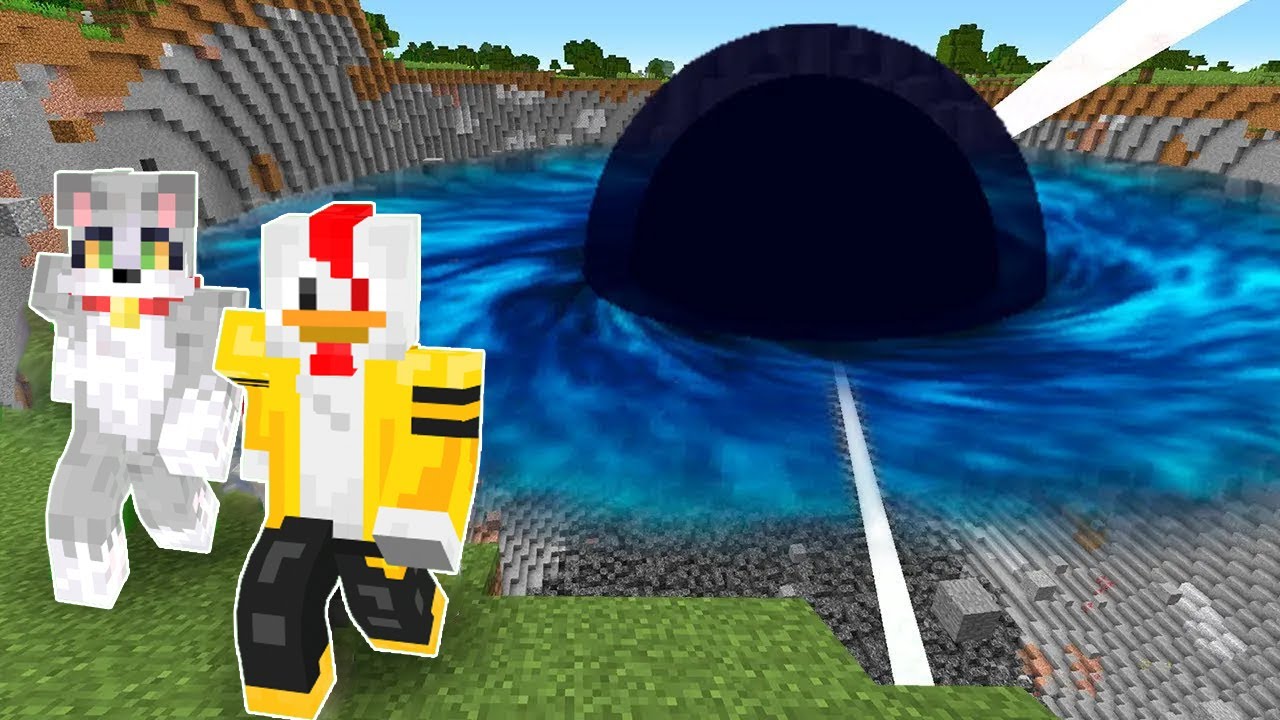 MINECRAFT: Reto de la BASE Vs AGUJERO NEGRO 😨 APOCALIPSIS MINECRAFT ROLEPLAY CON LOS COMPAS