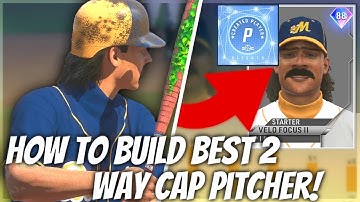 How To Make The BEST 2 Way Pitcher Created Player! BEAST Hitting Pitcher! MLB The Show 20 Tips