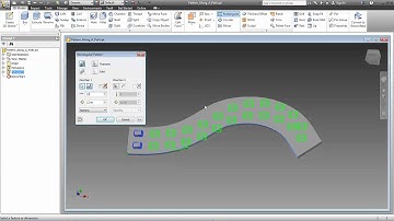 IED 5.5 Pattern along a Path Inventor 2018