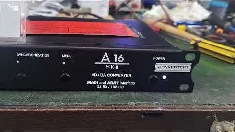 Ferrofish A16 MK-II AD/DA Converter MADI ADAT Interface Repairs by Dynamics Circuit (S) Pte. Ltd.
