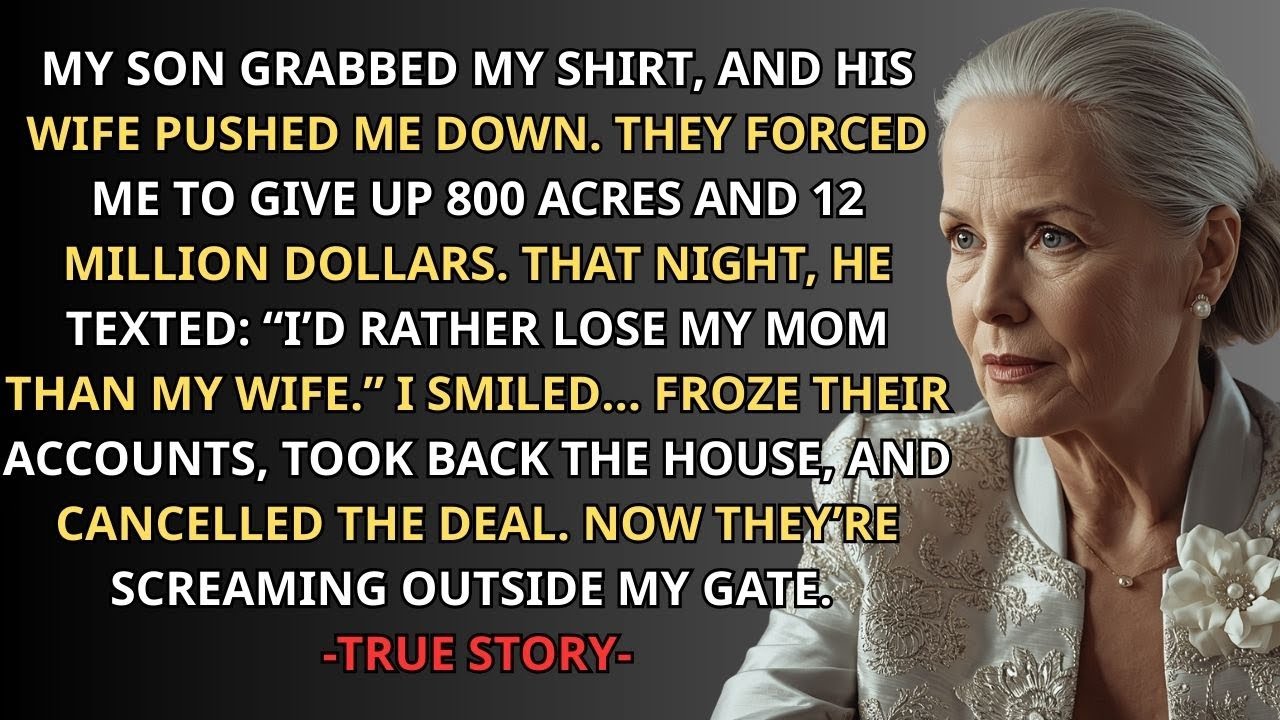 He Grabbed My Shirt, She Shoved Me Down — Then Forced Me To Hand Over 800 Acres And $12M